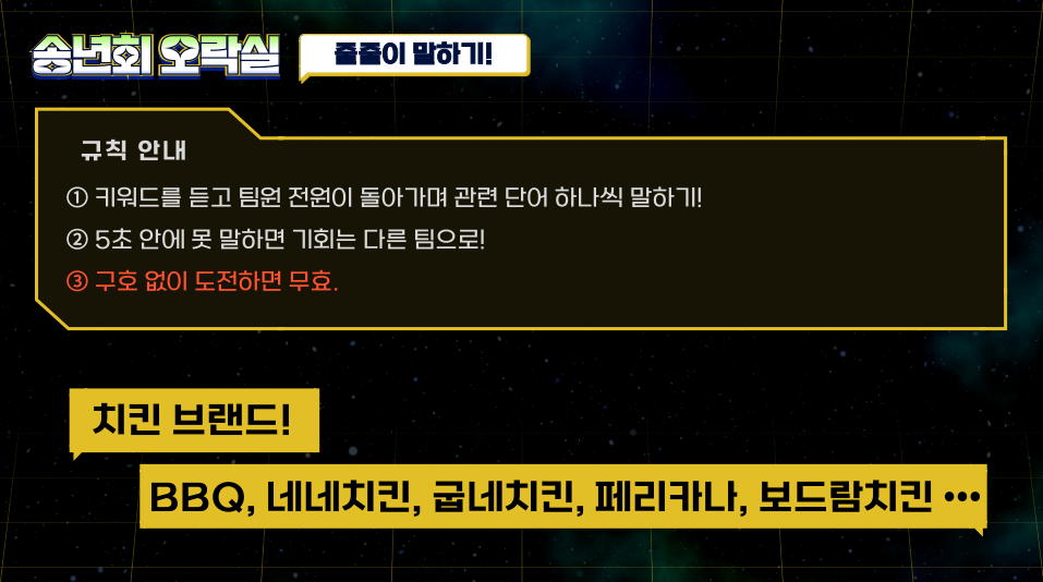 아, 치킨은 못 참지! 무제한 말하기 가능!